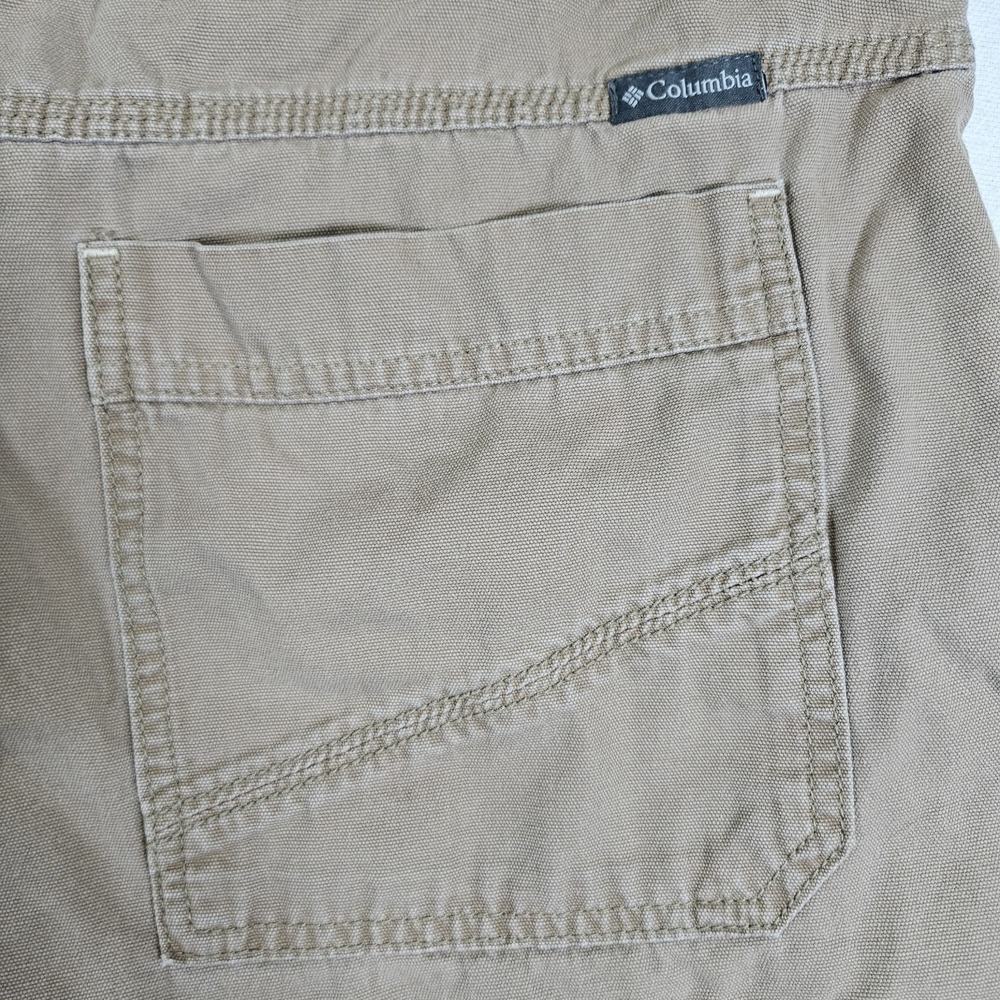 Columbia Cargo Shorts Mens 36 9 Hiking Chino 1564431 Fishing Chino Flat Front - Picture 5 of 13